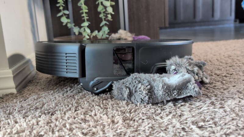 Roborock Saros Lift Over Slippers