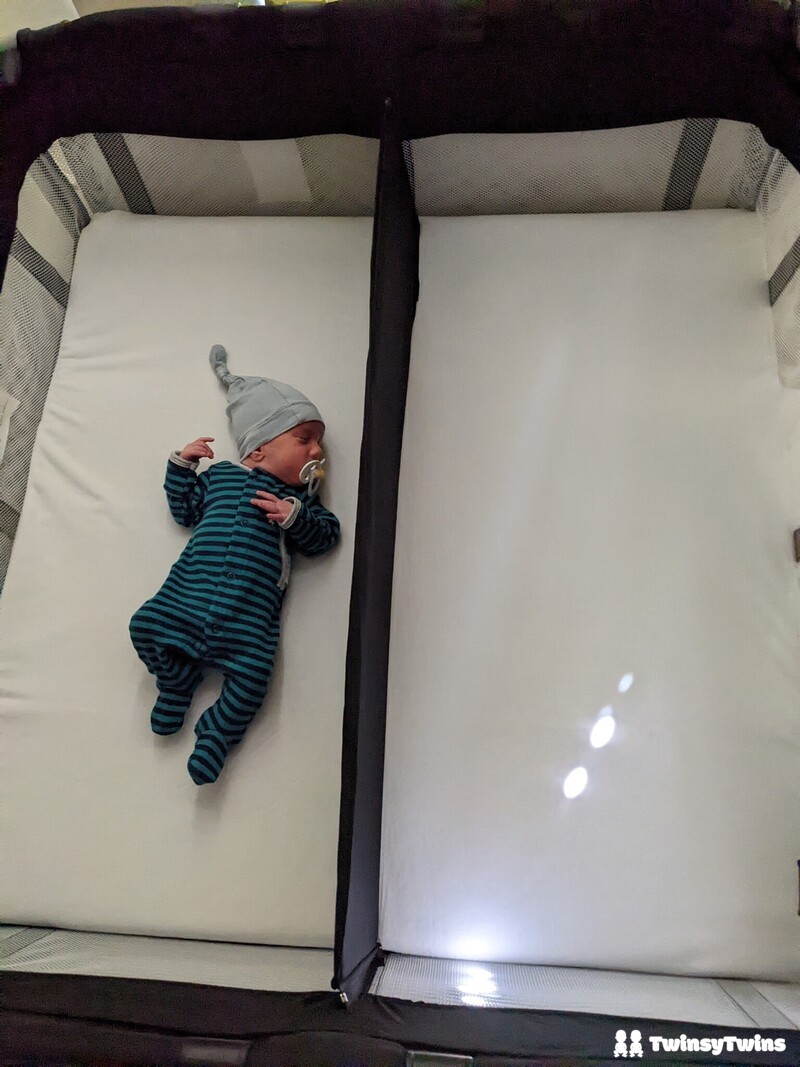 Joovy Room2 Playard Twin Nursery Center Bassinet Playpen One Baby Home From Nicu