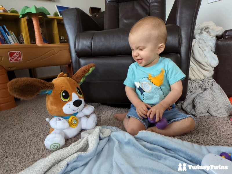 Leapfrog Speak And Learn Twin Toddler Laughing And Interacting With Toy Language Skills