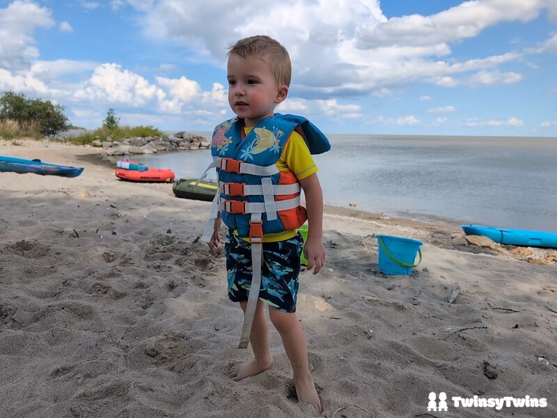 Water Twin Toddler Swim Safety Lake High Visibility Lifevest