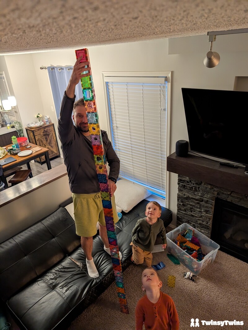 Picassotiles Steam Learning Creative Playtime Tower To The Ceiling