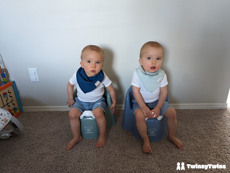 Potty Training Twins Babybjorn Potty Seats Introducing Potties To Toddlers