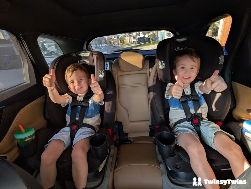 Seat Check Saturday 2025 Twin Toddlers Car Seat Adjustments Thumbs Up