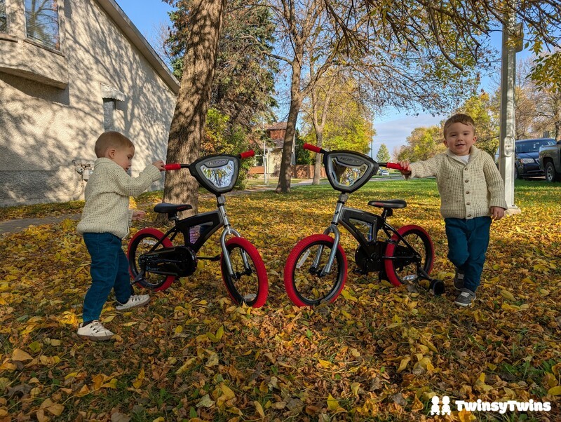 Huffy Bikes Electro Light Bicycle Twin Toddlers Bike Reveal With Autumn Leaves