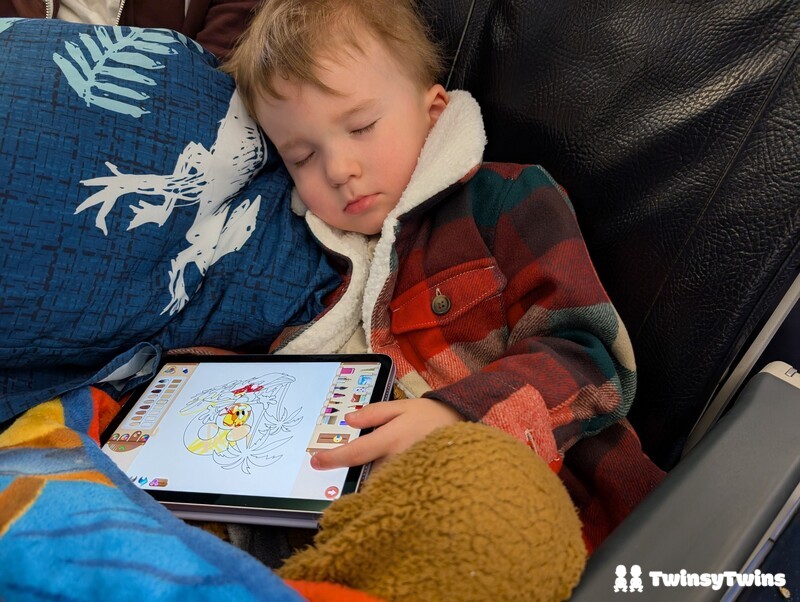 Ipad Twin Toddler Airplane Entertainment Coloring