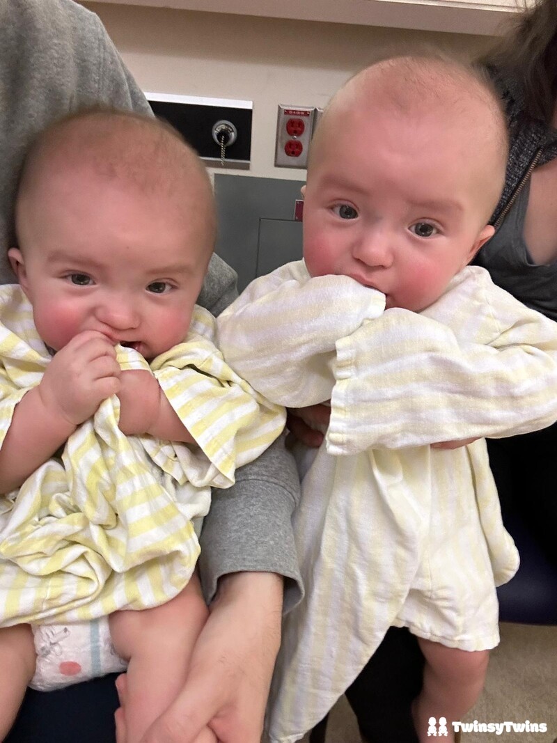 Hernia Inguinal Premature Twin Babies Surgery Procedure Pre Op Surgical Gowns