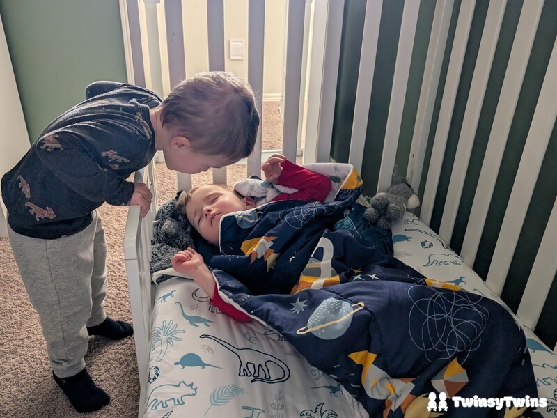 Tommee Tippee Groclock Sleep Trainer Clock Twin Toddlers One Asleep One Awake